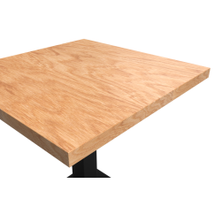 Bistro Table RUSTICAL QUATTRO veneered tabletop