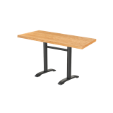 Bistro Table CARVO DUO veneered tabletop