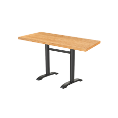 Bistro Table CARVO DUO veneered tabletop