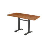 Bistro Table CARVO DUO veneered tabletop