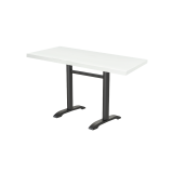 Bistro Table CARVO DUO veneered tabletop