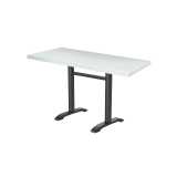 Bistro Table CARVO DUO veneered tabletop