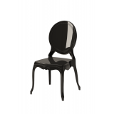 Chair for the Bride and Groom MEDALION black