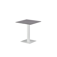 Beer Garden Table ALFA S white sintered stone tabletop