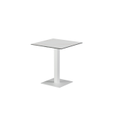 Beer Garden Table ALFA S white sintered stone tabletop