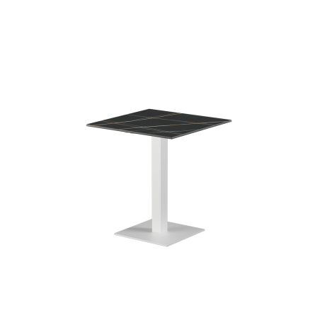 Beer Garden Table ALFA S white sintered stone tabletop