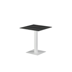 Beer Garden Table ALFA S white sintered stone tabletop