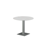 Beer Garden Table ALFA S grey sintered stone tabletop