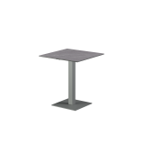 Beer Garden Table ALFA S grey sintered stone tabletop