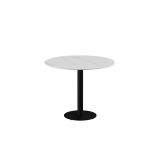 Beer Garden Table ALFA R black sintered stone tabletop