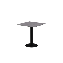 Beer Garden Table ALFA R black sintered stone tabletop