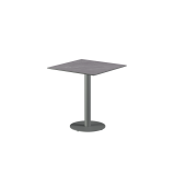 Beer Garden Table ALFA R grey sintered stone tabletop