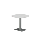Beer Garden Table ALFA 40x55 grey sintered stone tabletop
