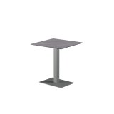 Beer Garden Table ALFA 40x55 grey sintered stone tabletop