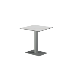 Beer Garden Table ALFA 40x55 grey sintered stone tabletop