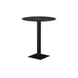 Beer Garden Table ALFA Bar black sintered stone tabletop