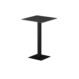 Beer Garden Table ALFA Bar black sintered stone tabletop
