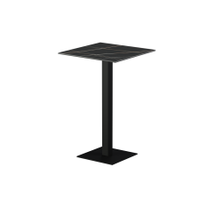Beer Garden Table ALFA Bar black sintered stone tabletop