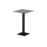 Beer Garden Table ALFA Bar black sintered stone tabletop