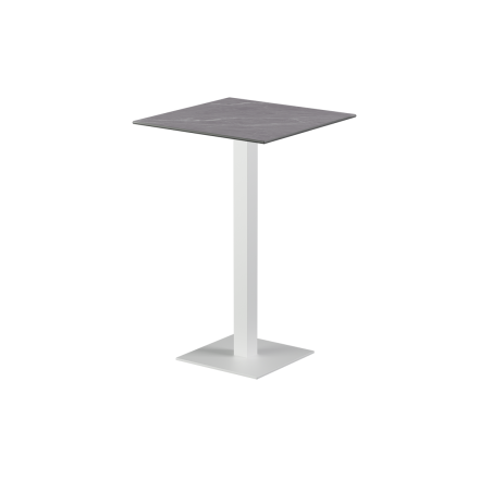 Beer Garden Table ALFA Bar white sintered stone tabletop