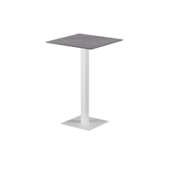 Beer Garden Table ALFA Bar white sintered stone tabletop