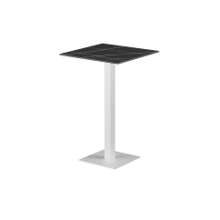Beer Garden Table ALFA Bar white sintered stone tabletop