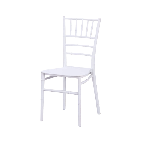 Wedding chair CHIAVARI TIFFANY SIMPLE white