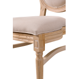 Wedding Chair MONARCH FULL TAP naturally bleached
