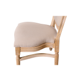 Wedding Chair MONARCH FULL TAP naturally bleached