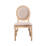 Wedding Chair MONARCH FULL TAP naturally bleached