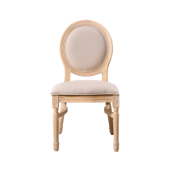 Wedding Chair MONARCH FULL TAP naturally bleached