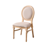 Wedding Chair MONARCH FULL TAP naturally bleached