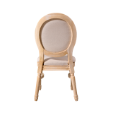 Wedding Chair MONARCH FULL TAP naturally bleached