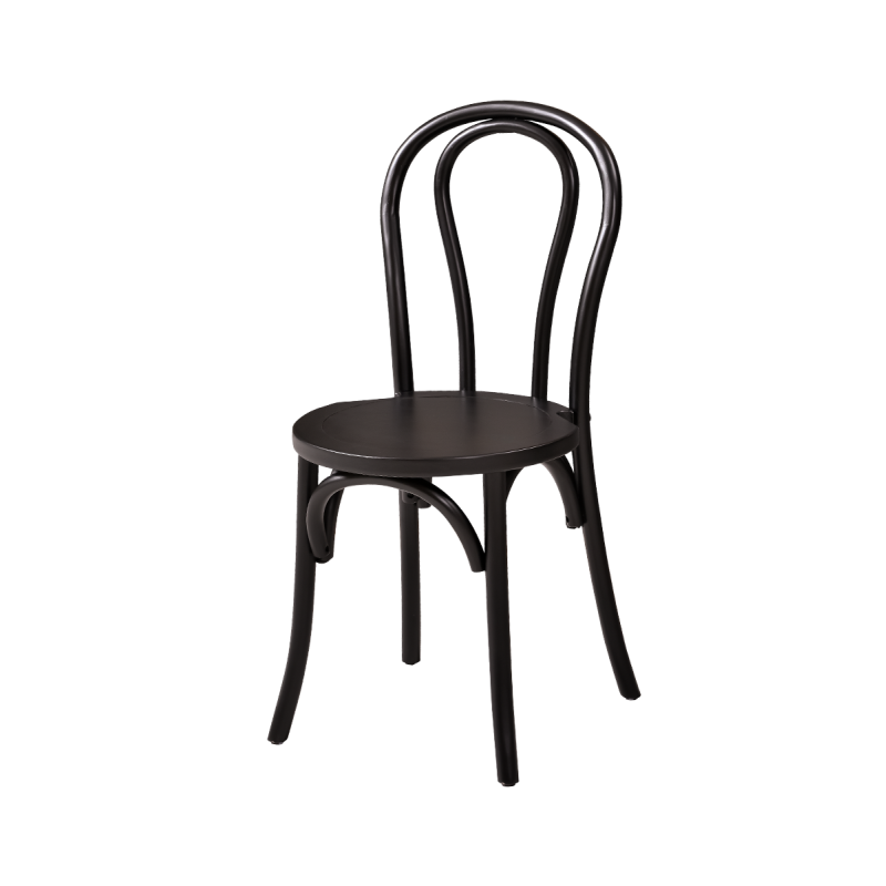Wedding Chair MONET WOOD black
