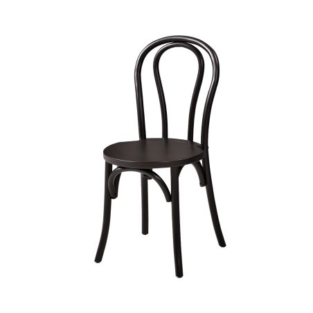 Wedding Chair MONET WOOD black