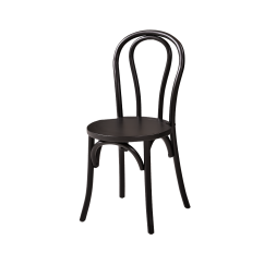 Wedding Chair MONET WOOD black
