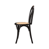 Wedding Chair MONET WOOD RT black