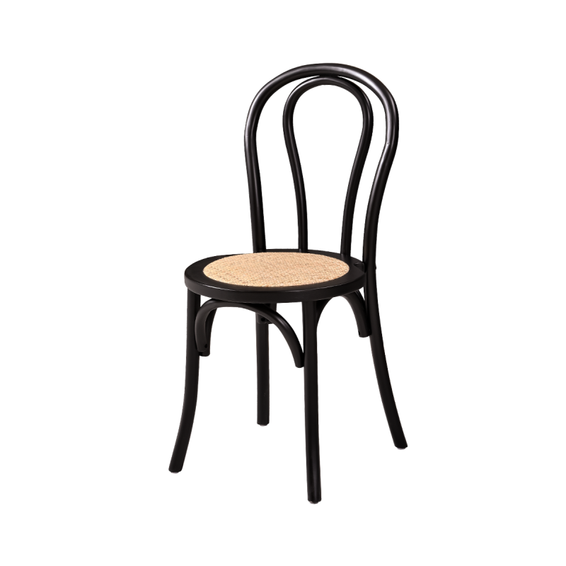 Wedding Chair MONET WOOD RT black