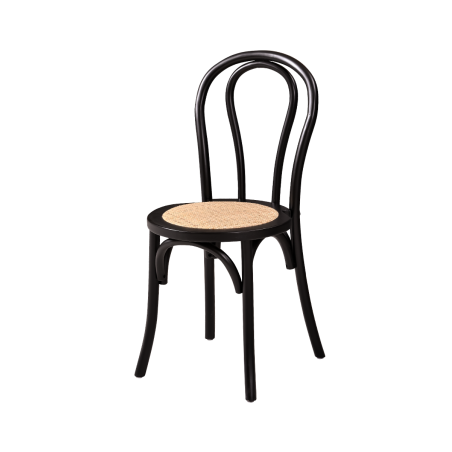 Wedding Chair MONET WOOD RT black
