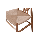 Wooden restaurant chair WISHBONE natural