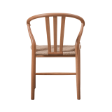 Wooden restaurant chair WISHBONE natural