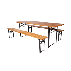Beer set WOODY 180x50 CM
