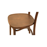 Wooden Restaurant Chair BOOMERANG Walnut