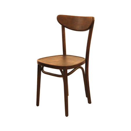 Wooden Restaurant Chair BOOMERANG Walnut