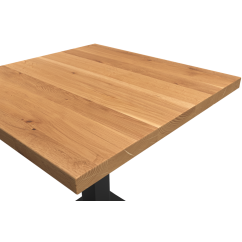 Oak-top table ALFA R Black