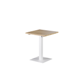 Wooden Top Table ALFA S White