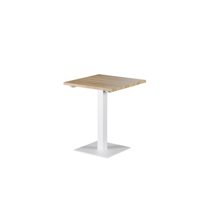 Wooden Top Table ALFA S White