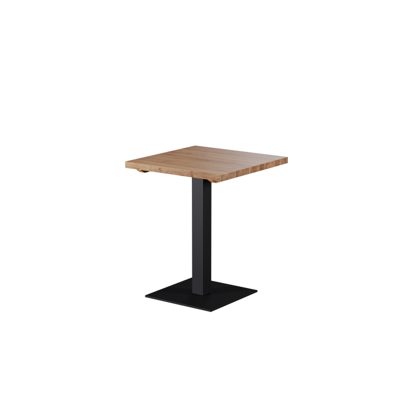 Oak-top table ALFA S Black
