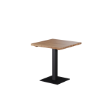 Oak-top table ALFA S Black