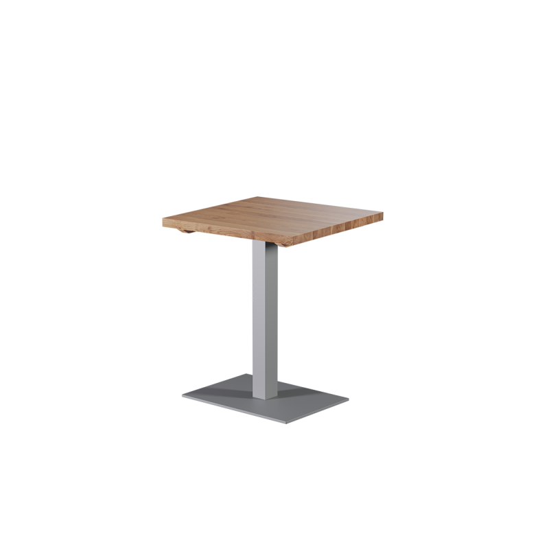 Oak-top table ALFA 40x55 Grey